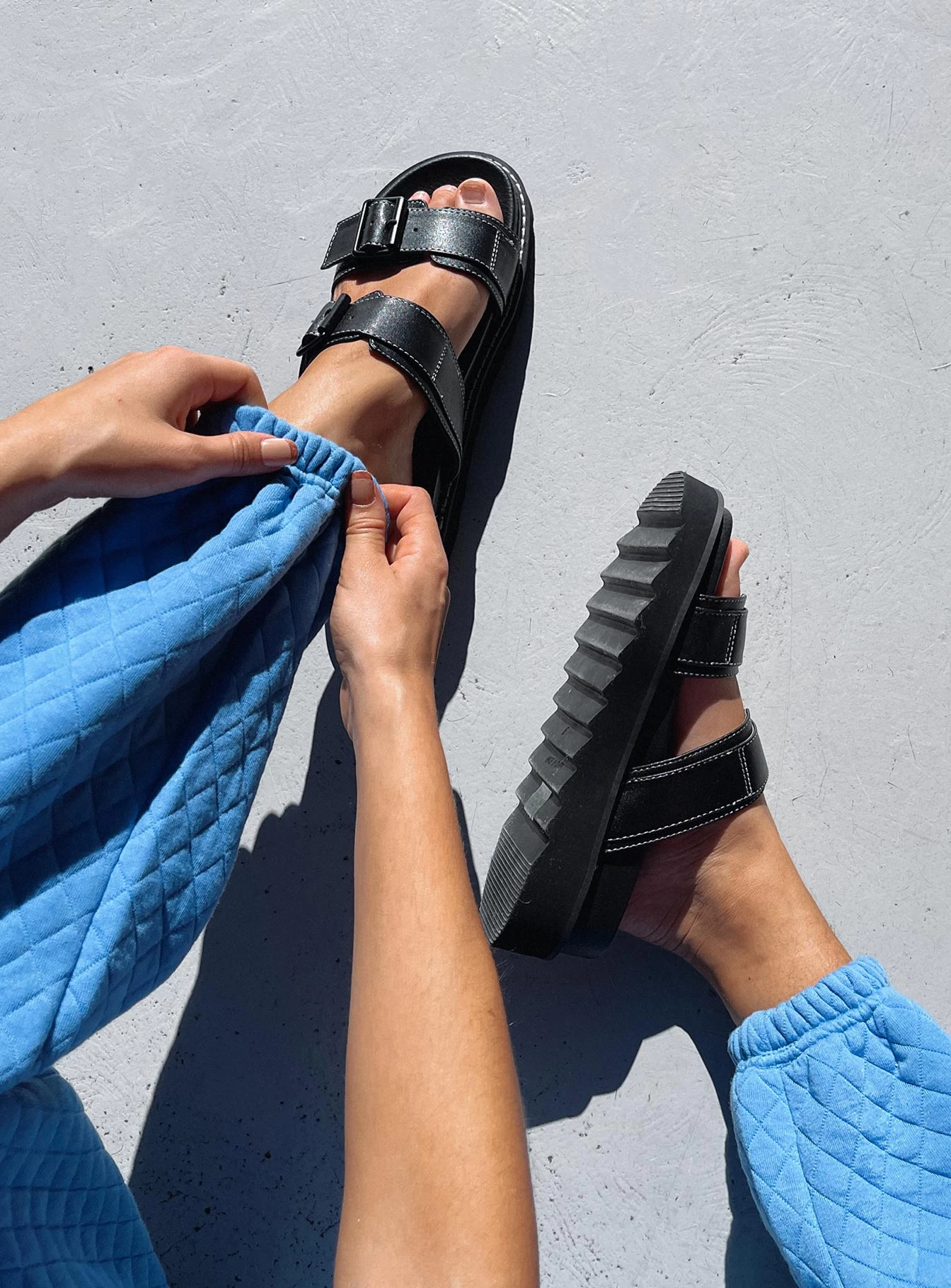 Princess Polly Ma Belle Sandals Contrast Stitch 2 Princess Polly Ma Belle Sandals Contrast Stitch - Image 2