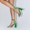 Princess Polly Odell Heels Green