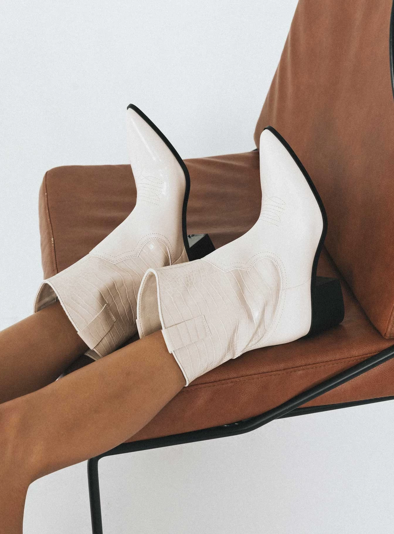 Princess Polly Eastside Boots Cream 1 Princess Polly Eastside Boots Cream