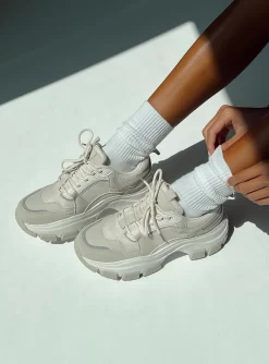 Princess Polly Damian Sneakers Beige -Fashion shoes 0 4fc57ff4 bd72 4b05 a5a3 94a765a15e09