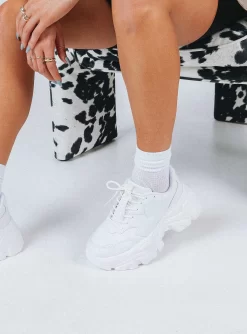 Princess Polly Blair Sneakers White