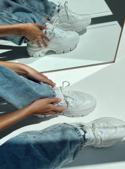 Princess Polly Damian Sneakers White