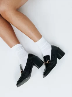 Princess Polly Cornell Heels Black