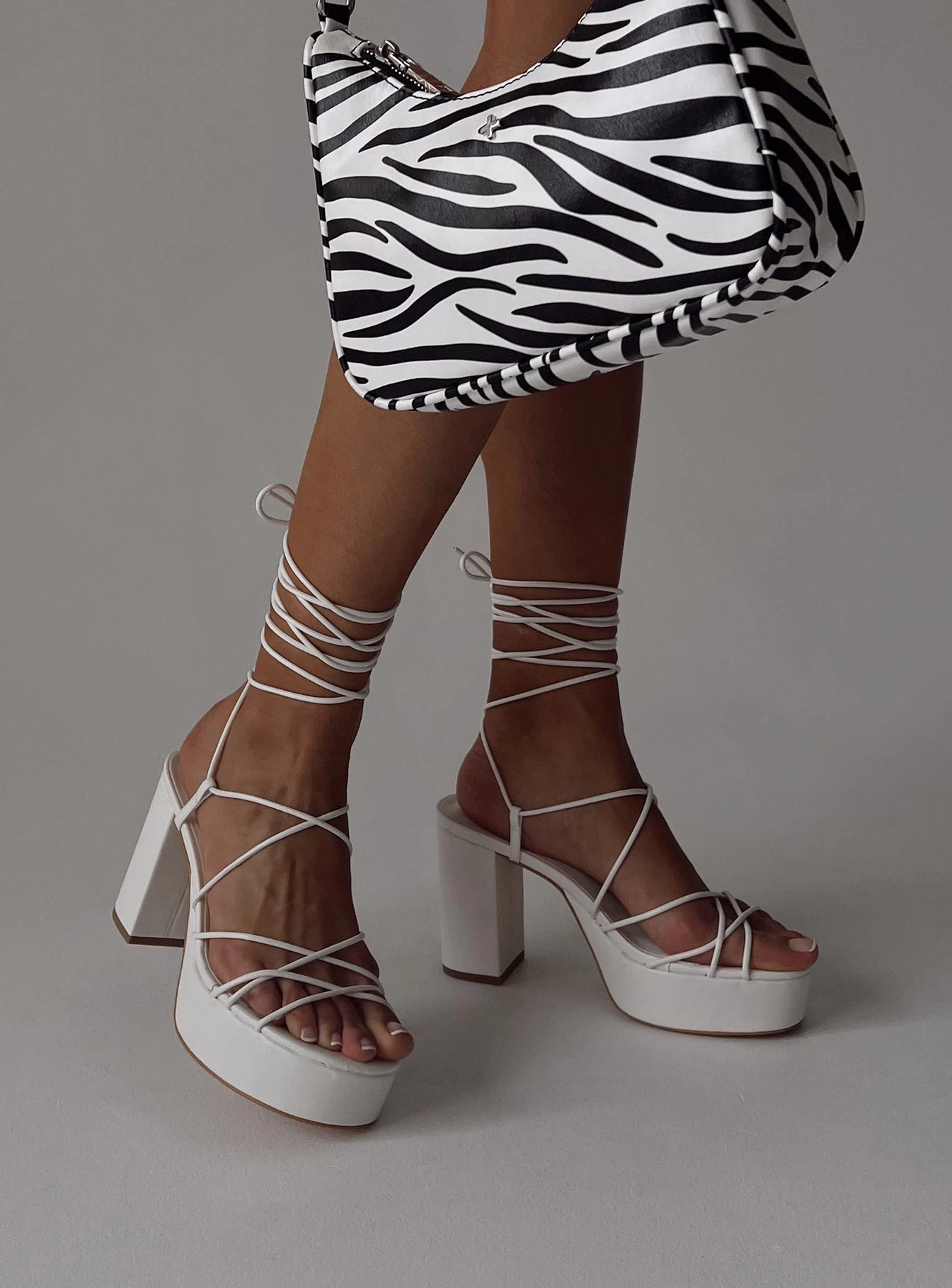 Princess Polly Bonita Heels White 1 Princess Polly Bonita Heels White