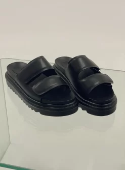 Princess Polly Set Up Sandals Black