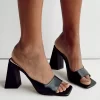 Princess Polly Selva Heels Black