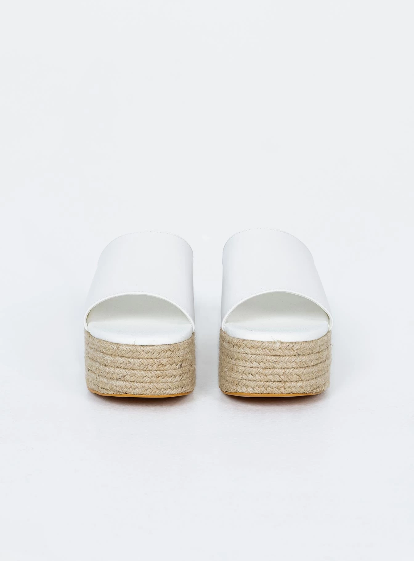 Arton Espadrille Platform Sandals White 2 Arton Espadrille Platform Sandals White - Image 2