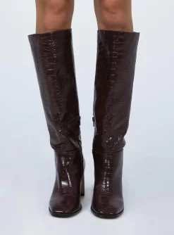 Princess Polly Torrance Boots Brown -Fashion shoes 1 5ed009e7 a667 40ec 900f 39af84890c22