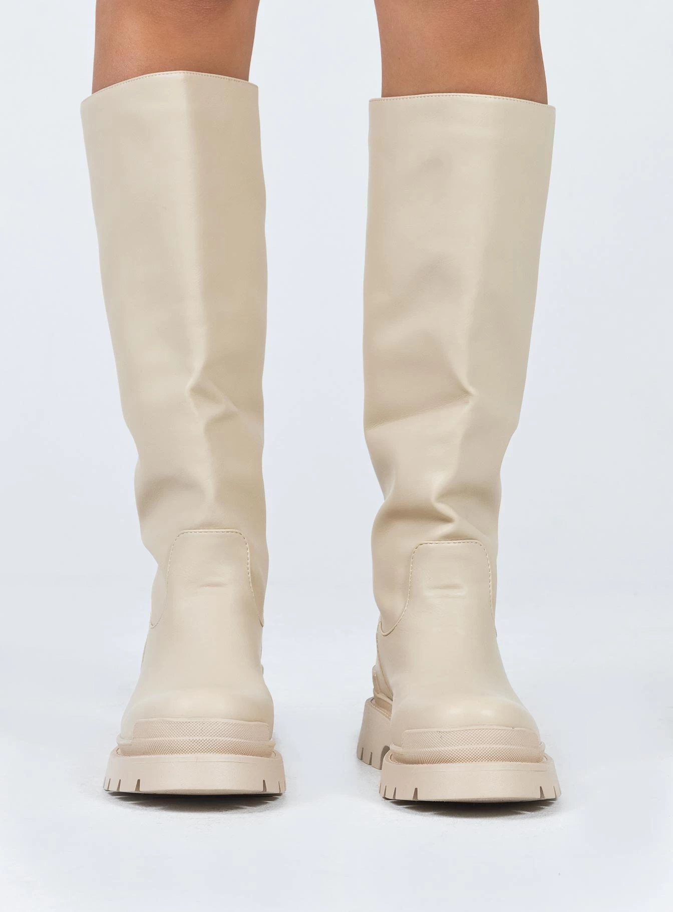 Princess Polly Willink Boots Ecru 2 Princess Polly Willink Boots Ecru - Image 2