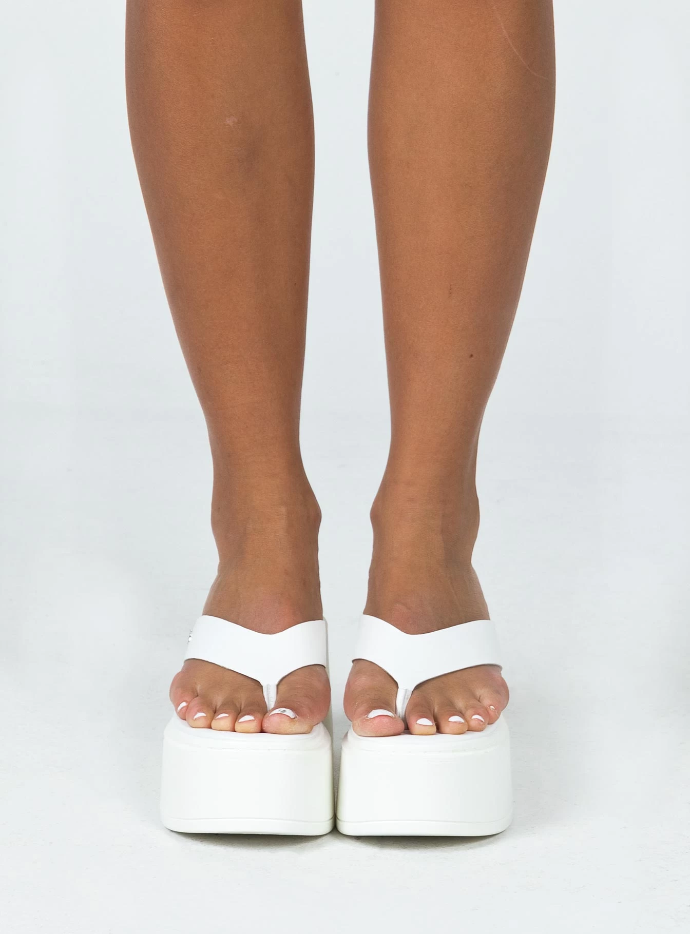 Windsor Smith Avenue Platform Sandal White 2 Windsor Smith Avenue Platform Sandal White - Image 2