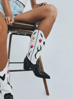 Princess Polly Rosewood Boots Black