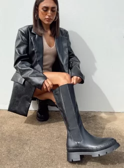 Princess Polly Douglas Boots Black -Fashion shoes 1 bd48ba98 5281 4f2f b92e 5e5790094a84