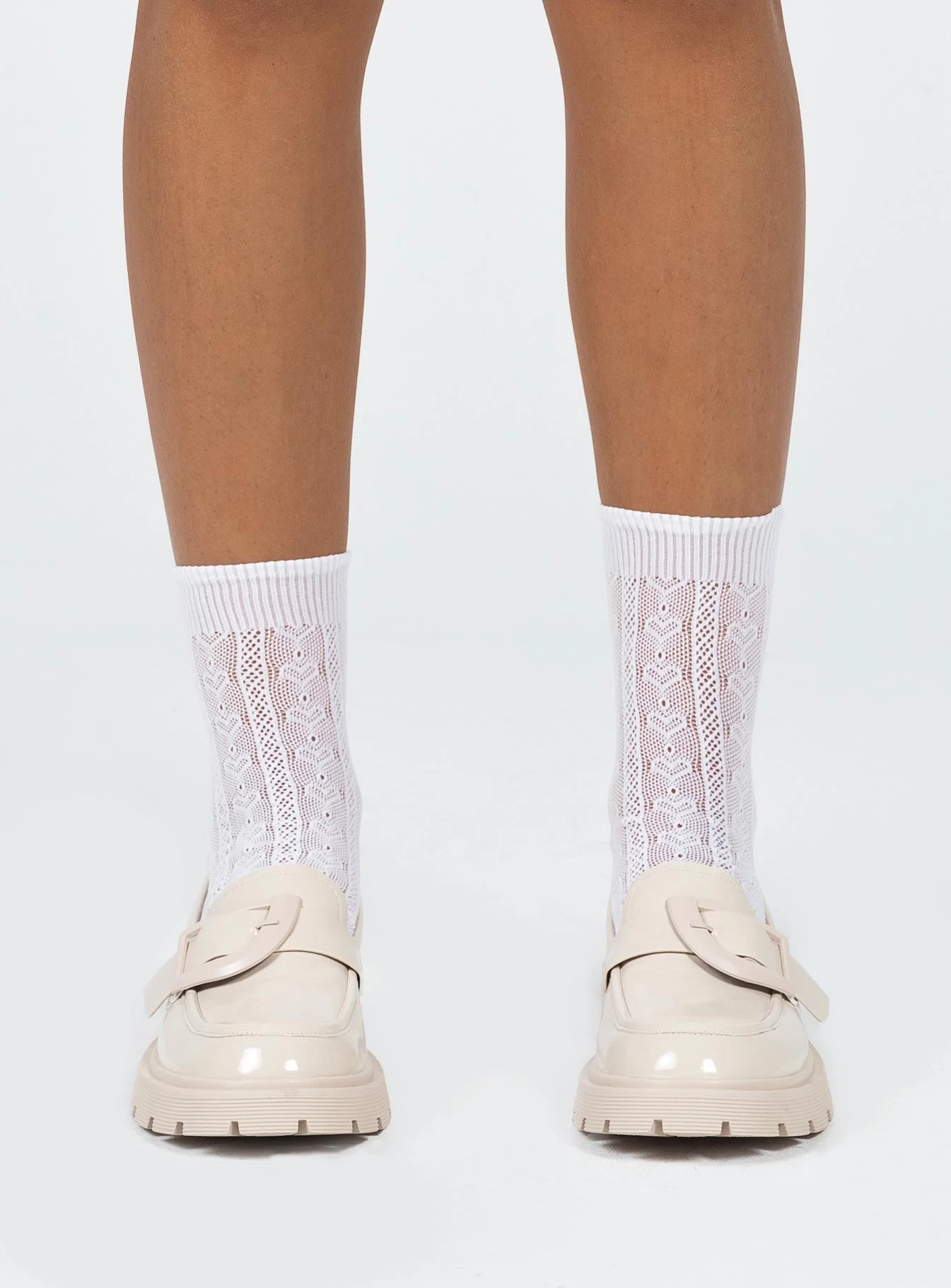 Princess Polly Fitzgerald Loafer Cream 2 Princess Polly Fitzgerald Loafer Cream - Image 2