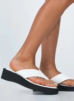 Princess Polly Remi Sandal White