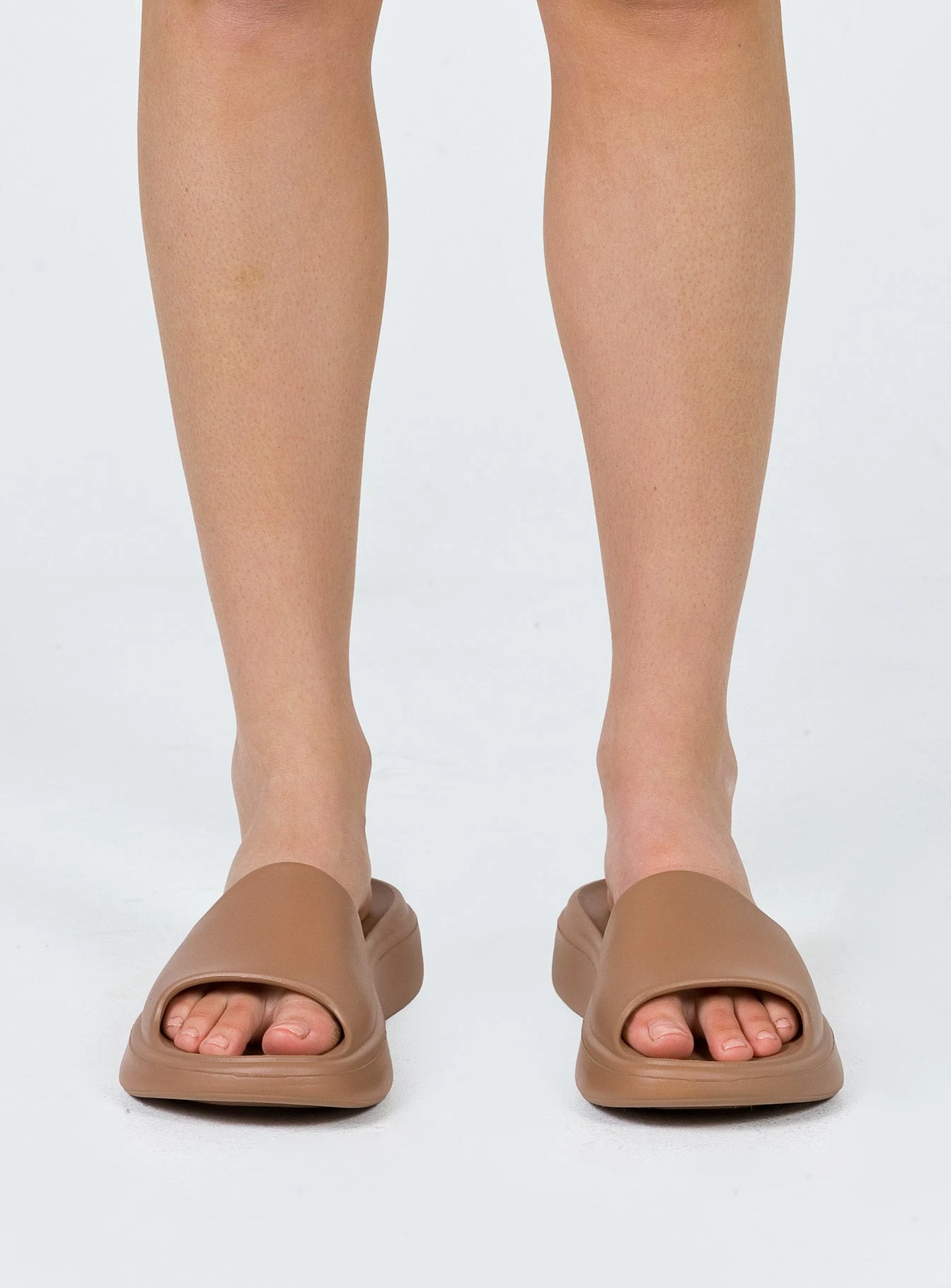 Princess Polly Havana Slides Choc Latte 2 Princess Polly Havana Slides Choc Latte - Image 2