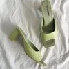 Princess Polly Clair De Lune Heels Neo Mint