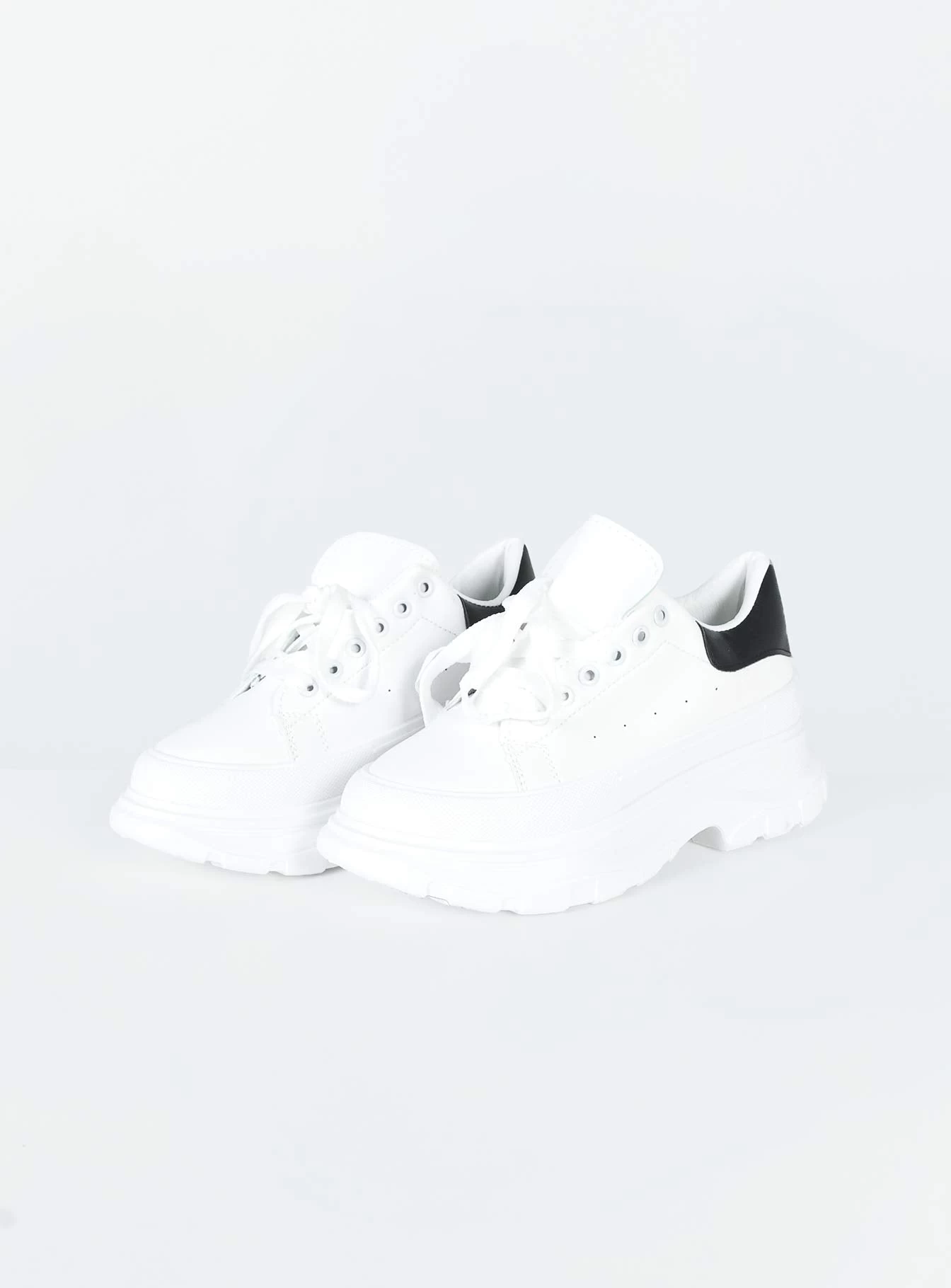 Princess Polly Fuller Sneakers White 3 Princess Polly Fuller Sneakers White - Image 3