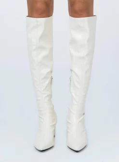 Princess Polly Olsen Boots White -Fashion shoes 2 29f1788d 447f 4f38 9d89 b6278580319b