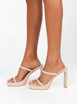 Princess Polly Yelda Heels Matte Beige -Fashion shoes 2 3849698f 4353 4654 8f02 f93e28bea256