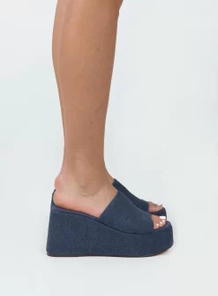Princess Polly Broca Platform Sandal Dark Denim -Fashion shoes 2 3aaa3f02 9d3e 4557 933c 1bf6ad0cc124