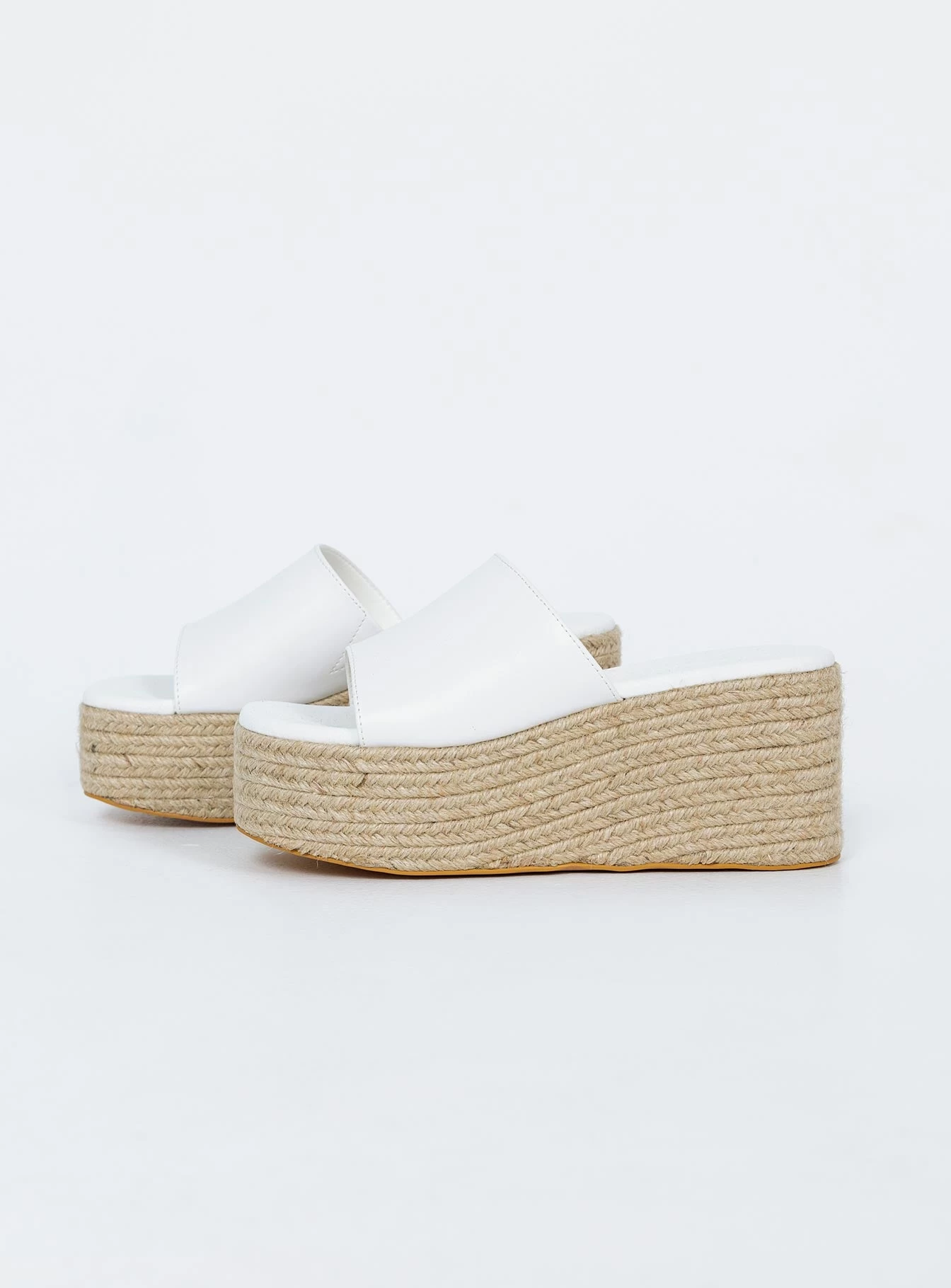Arton Espadrille Platform Sandals White 3 Arton Espadrille Platform Sandals White - Image 3