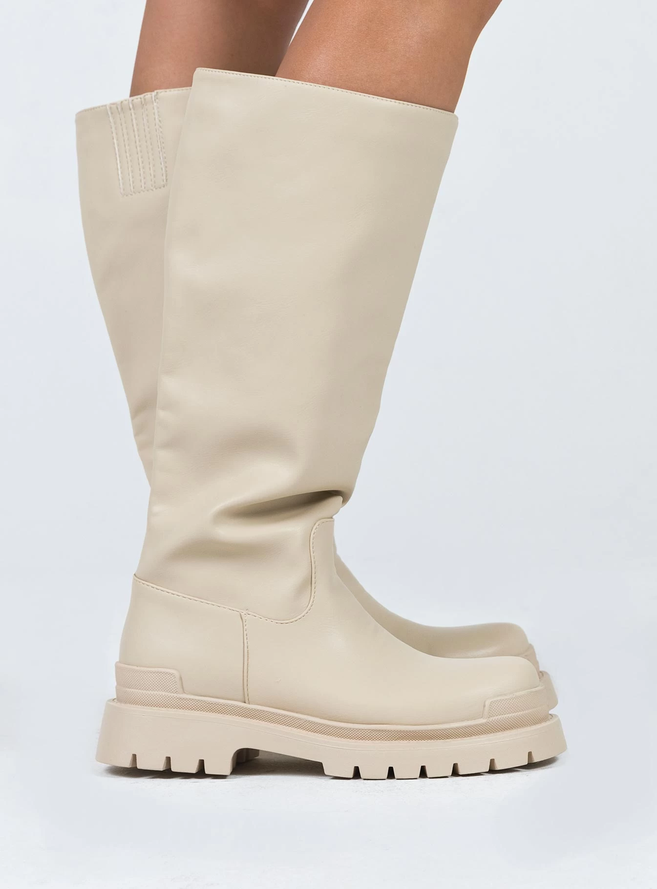 Princess Polly Willink Boots Ecru 3 Princess Polly Willink Boots Ecru - Image 3