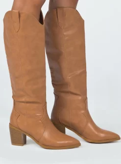Princess Polly Fairfax Boots Tan 6 Princess Polly Fairfax Boots Tan -Fashion shoes 2 9d5078d9 5bfc 4491 94aa 9b37dbb6e85a