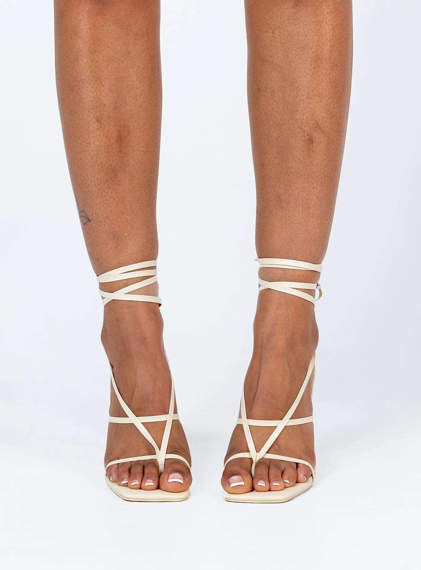 Princess Polly Lombard Heels Sandstone 2 Princess Polly Lombard Heels Sandstone - Image 2