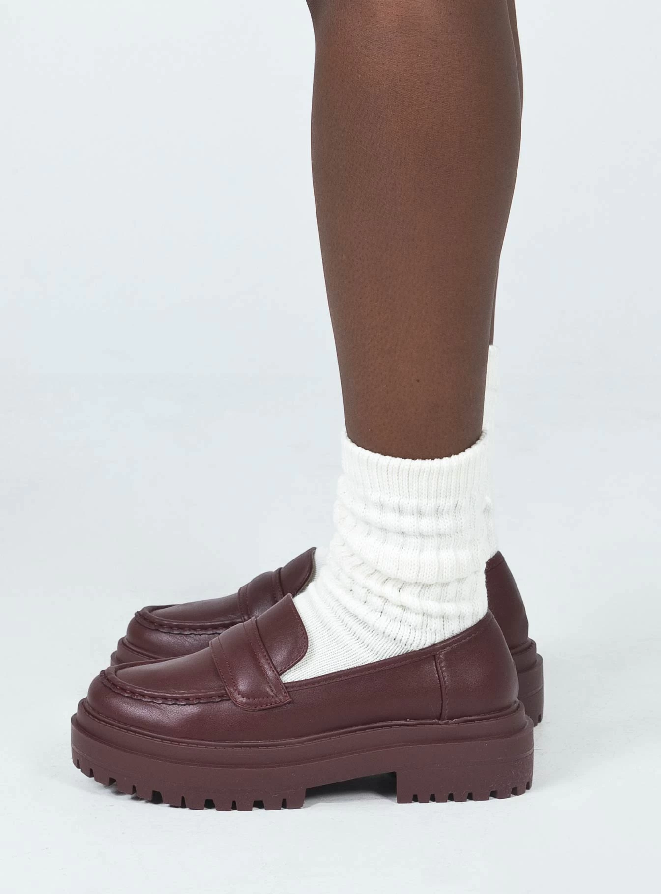 Princess Polly Bellevue Loafer Brown 3 Princess Polly Bellevue Loafer Brown - Image 3