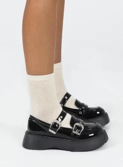 Princess Polly Cordova Flats Black -Fashion shoes 2 b66e85d7 0195 4d91 bd9f 6c238513bd7c