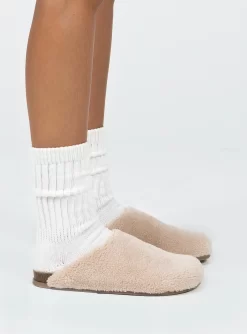 Princess Polly Arline Slide On Flats Beige -Fashion shoes 2 c10cee6b e542 4f29 b6a2 4b7dc8721992