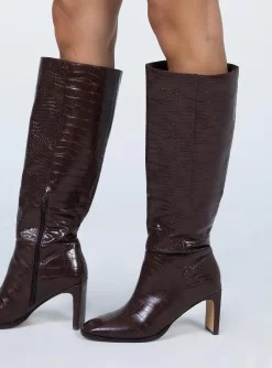 Princess Polly Torrance Boots Brown -Fashion shoes 2 d44daf26 0006 49b4 a5bc 8f87534761ea