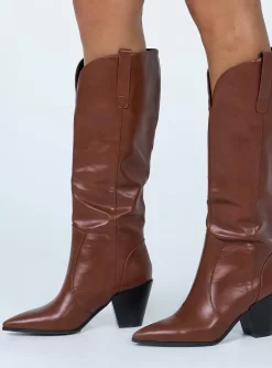 Princess Polly Flora Tan Western Boots 6 Princess Polly Flora Tan Western Boots -Fashion shoes 2 eb54df8b 377f 4a5b 88f7 9c0824e50bce