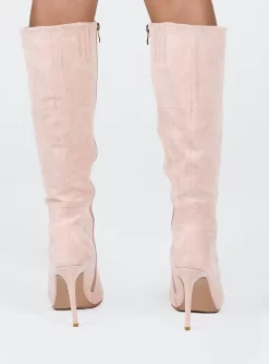 Princess Polly Reynolds Knee High Boot Pink -Fashion shoes 3 012ecf30 2933 42fe b31b 6d7259fc8a0f