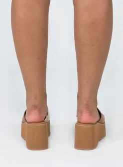 Princess Polly Joni Sandal Brown / Cream 9 Princess Polly Joni Sandal Brown / Cream -Fashion shoes 3 04d10801 6472 4e8f 9a89 f6a96e1e8343