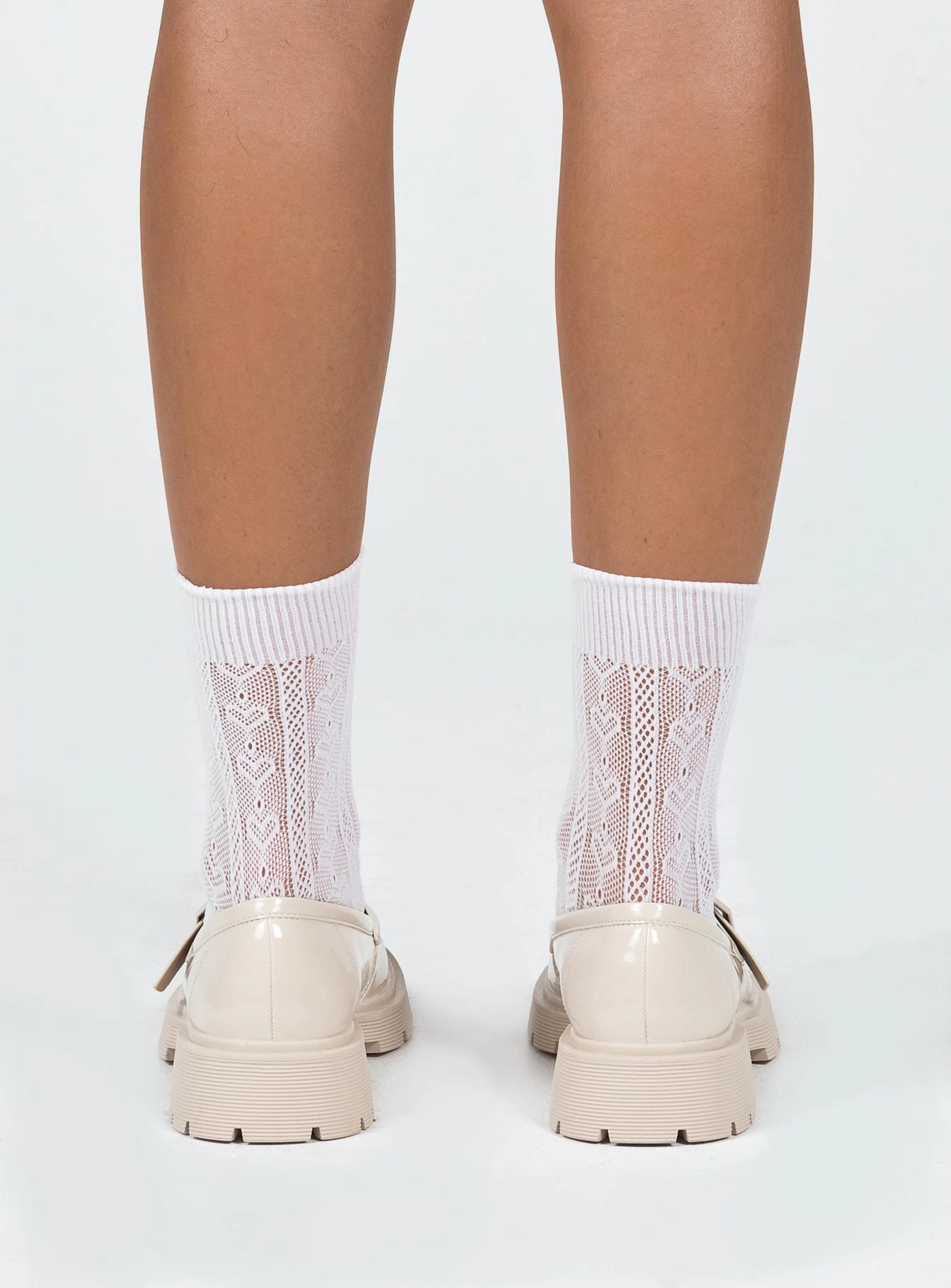 Princess Polly Fitzgerald Loafer Cream 4 Princess Polly Fitzgerald Loafer Cream - Image 4