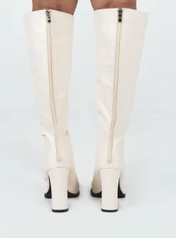 Princess Polly Keeley Boots Vanilla -Fashion shoes 3 17a2fad9 0f60 4123 98c0 6030842947ab