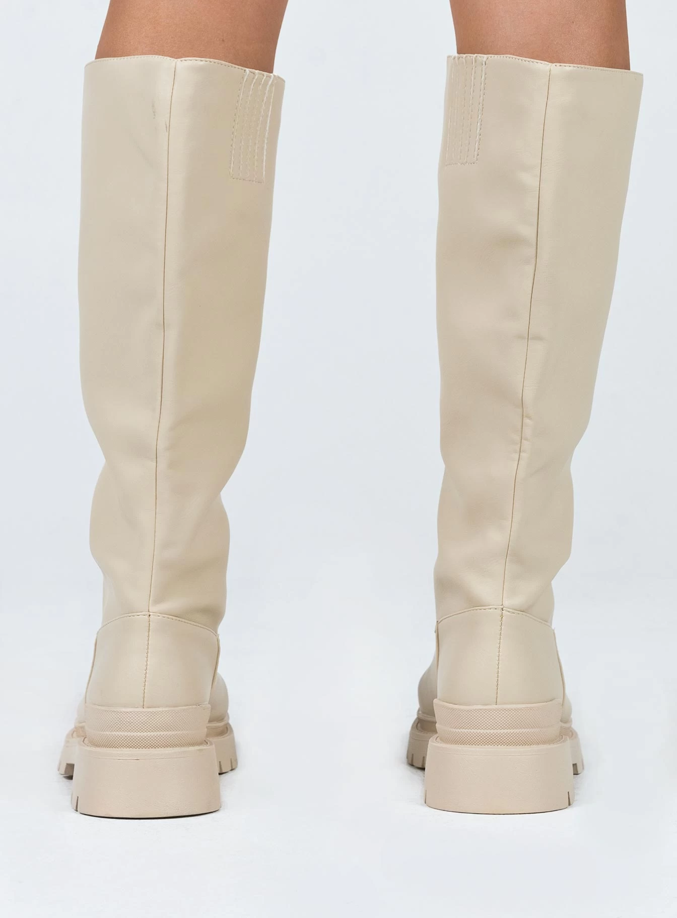 Princess Polly Willink Boots Ecru 4 Princess Polly Willink Boots Ecru - Image 4