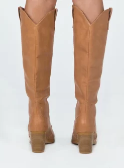 Princess Polly Fairfax Boots Tan 7 Princess Polly Fairfax Boots Tan -Fashion shoes 3 60a4281f 71c6 4b08 b263 0f922c0660ca