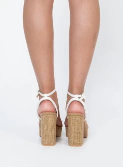 Princess Polly Oasis Heels White -Fashion shoes 3 6afff829 6efc 4d82 8b90 5b060a7af9e4