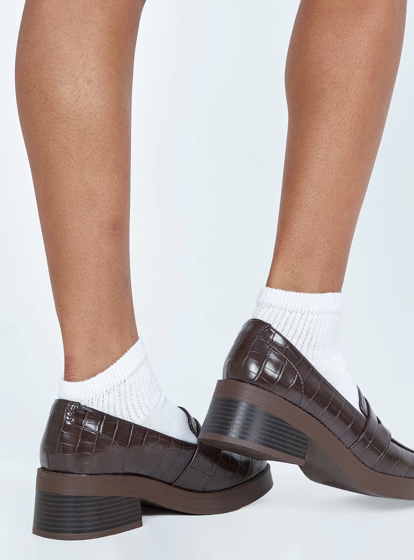 Princess Polly Walk On By Flats Brown 4 Princess Polly Walk On By Flats Brown - Image 4