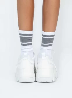 Princess Polly Damian Sneakers White -Fashion shoes 3 85728c85 ebde 4032 87c3 32c52e0279bd