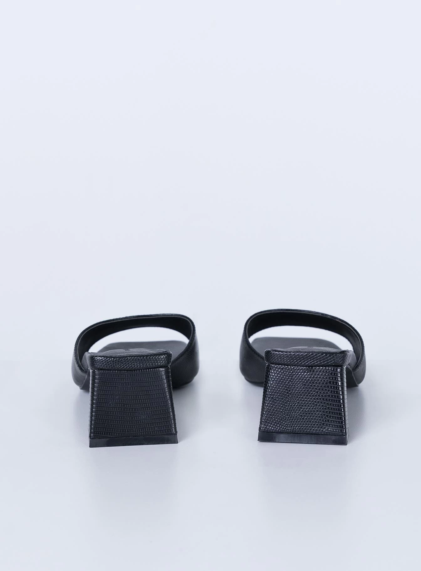 Princess Polly Be My Valentine Heel Black Lizard 4 Princess Polly Be My Valentine Heel Black Lizard - Image 4