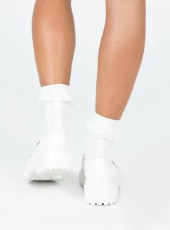 Princess Polly Bellevue Loafer White -Fashion shoes 3 8c1a1fd1 35d3 48e6 b0b8 2e9cd7ed3bf2