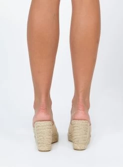 Princess Polly Bronte Wedged Heels Natural Canvas -Fashion shoes 3 98dabee1 0518 4a1d 94f6 897dda46207c