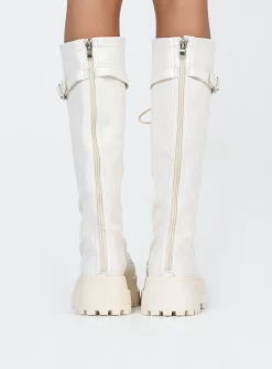 Princess Polly Fulton Lace Up Boots Cream 7 Princess Polly Fulton Lace Up Boots Cream -Fashion shoes 3 9f6c1801 a076 42f2 a8db 92d5c536d426