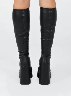 Windsor Smith Highkey Platform Knee High Boots Black -Fashion shoes 3 abb89c56 5771 4205 8b86 80b310e884ea