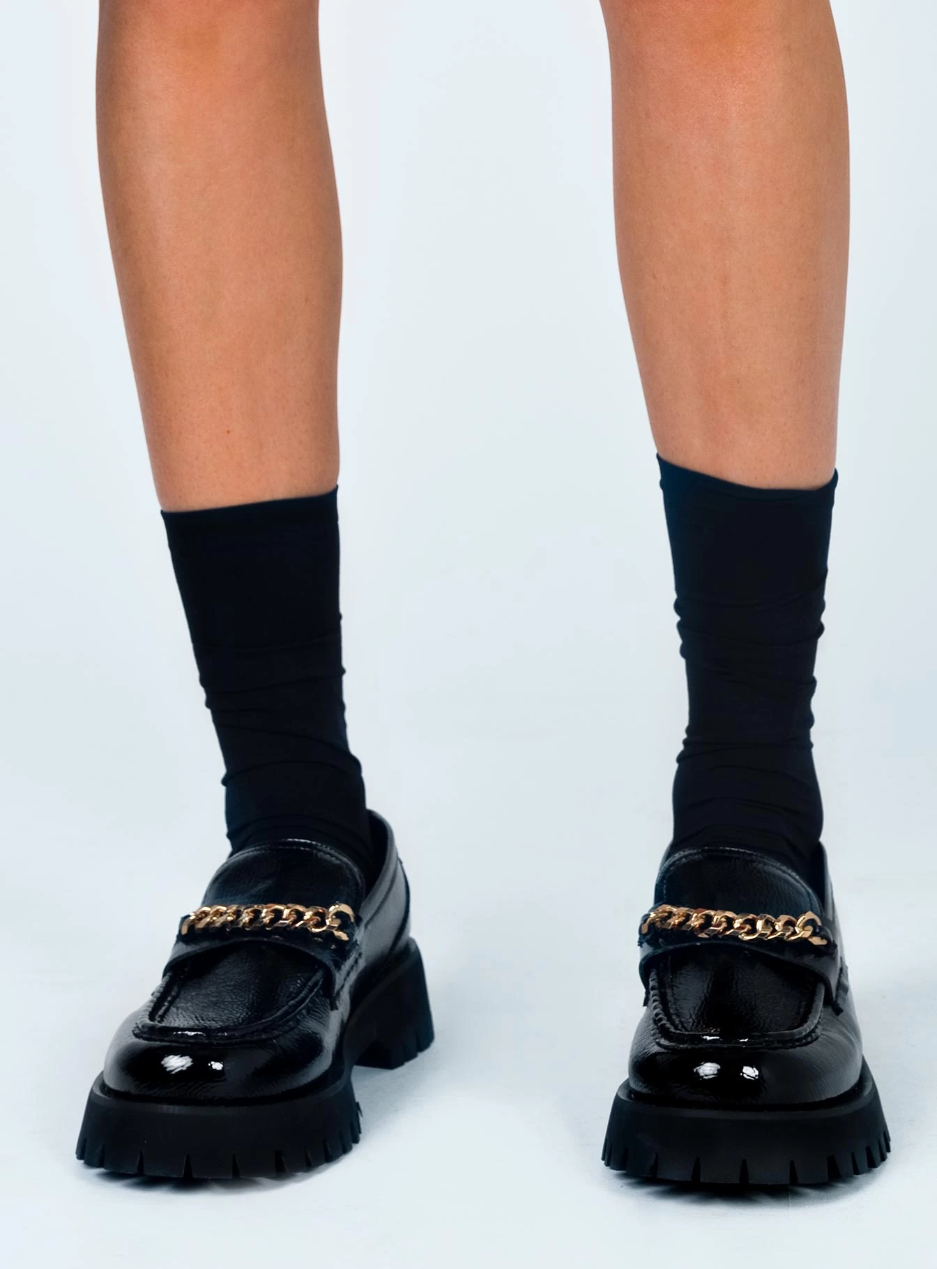 Princess Polly Unchained Patent Loafer 2 Princess Polly Unchained Patent Loafer - Image 2