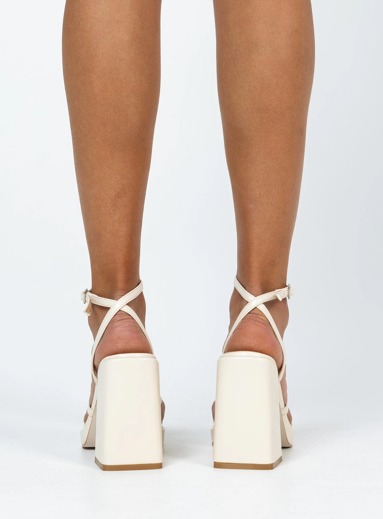 Princess Polly Cammie Heels Cream 5 Princess Polly Cammie Heels Cream - Image 5