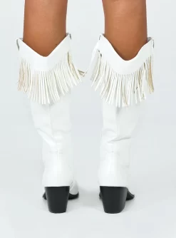 Princess Polly Norah Boots White -Fashion shoes 3 e551c8ce 6071 4ef0 b504 68fcb60e0017